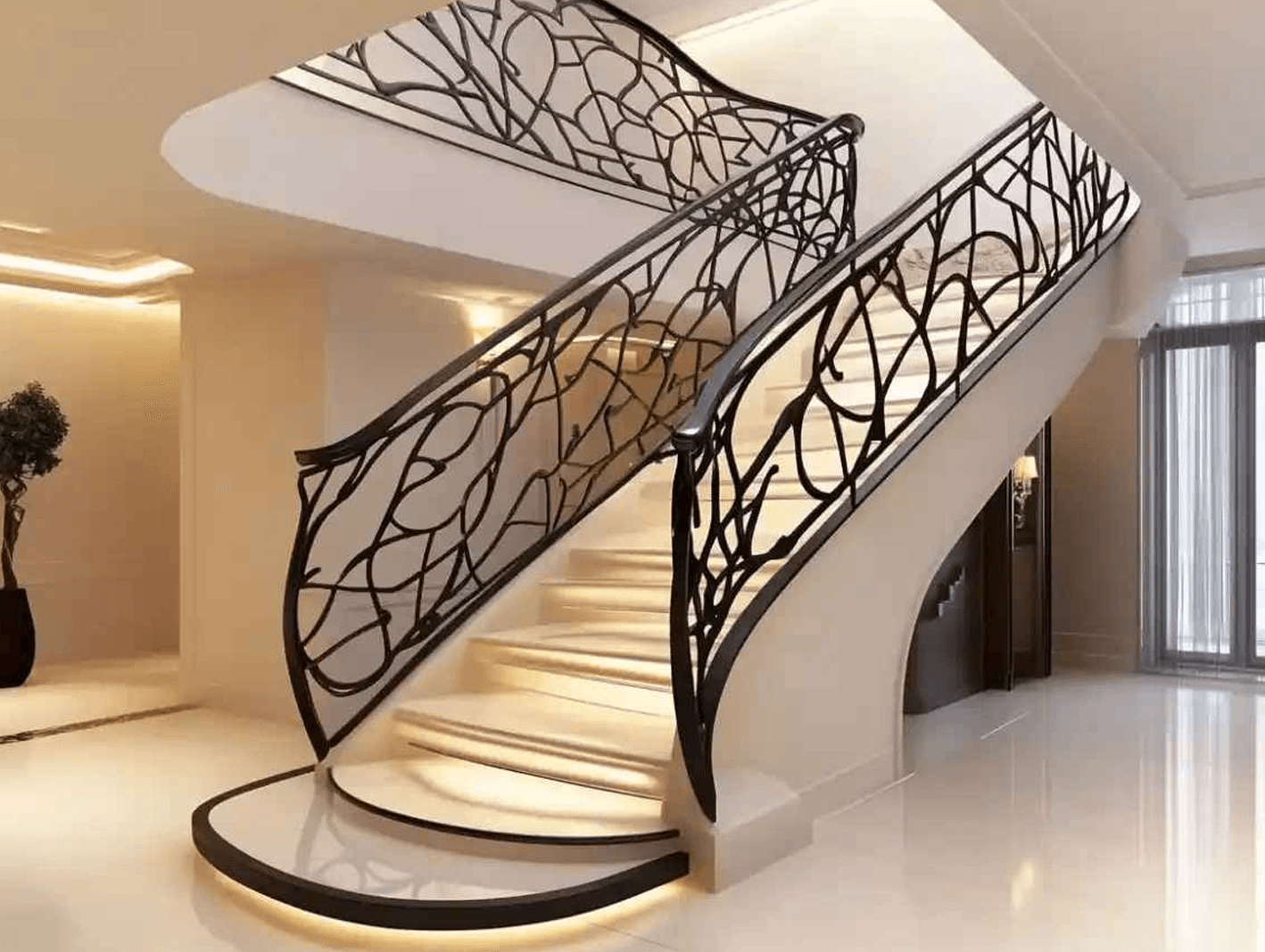 Minimalist Staircase Railing