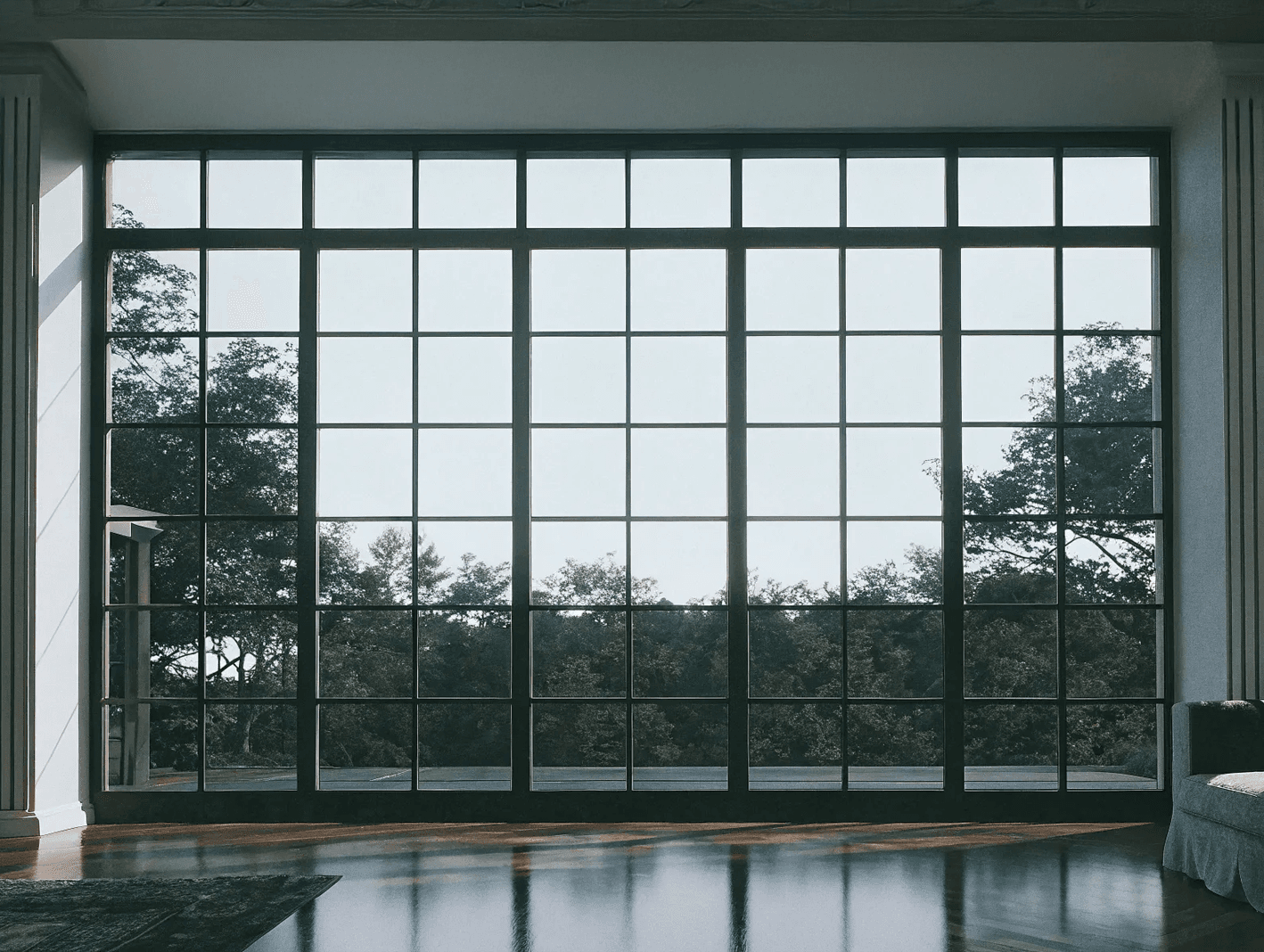 Slim Profile Living Room Window